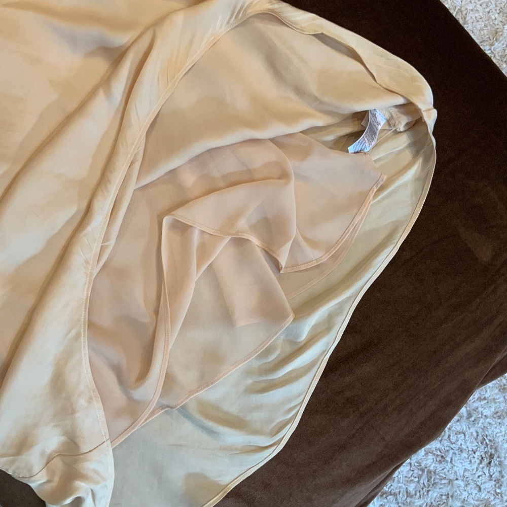 Banana Republic Butter Yellow 8 Maxi Racerback Dress Classic Timeless Scandi - Picture 5 of 12